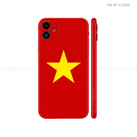 Dán Skin IPhone 11 Series Hình Quốc Gia | D_QG01