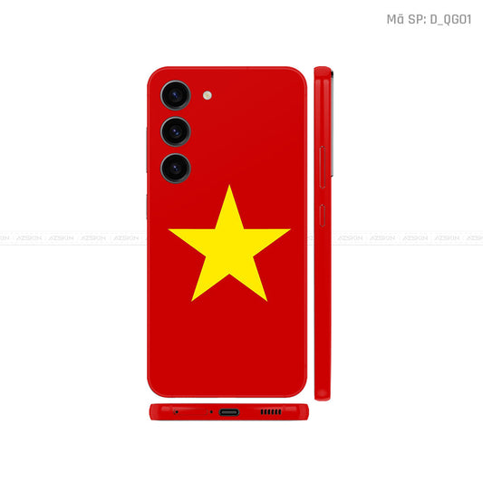 Dán Skin Galaxy S23 Series Hình Cờ Việt Nam | D_QG01