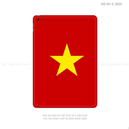 Dán Skin IPad Gen Hình Cờ Việt Nam | D_QG01
