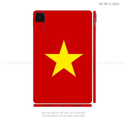 Dán Skin Máy Tính Bảng Xiaomi Mipad Hình Cở Việt Nam | D_QG01