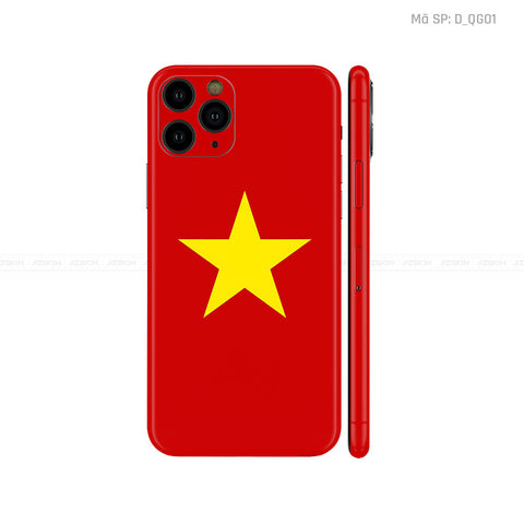 Dán Skin IPhone 11 Series Hình Quốc Gia | D_QG01