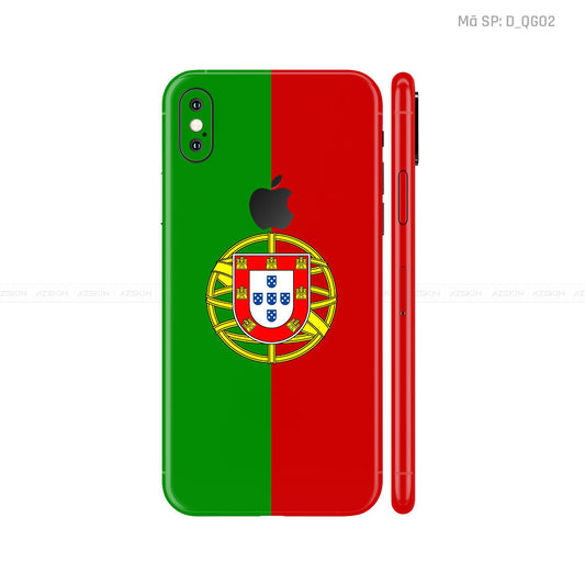 Dán Skin IPhone X Series Hình Quốc Gia | D_QG02