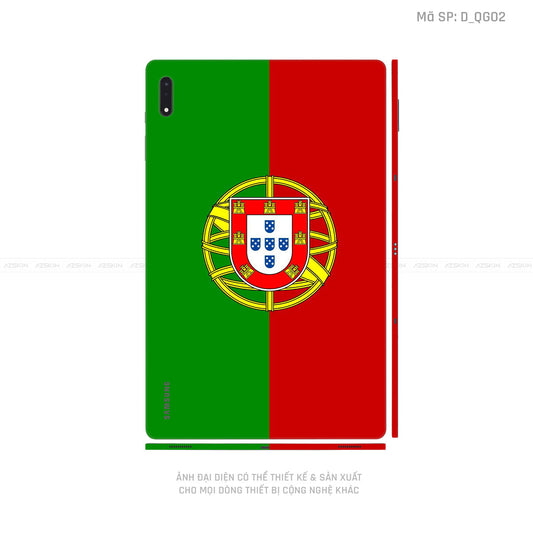 Dán Skin Galaxy Tab S9 Series Hình Quốc Gia | D_QG02