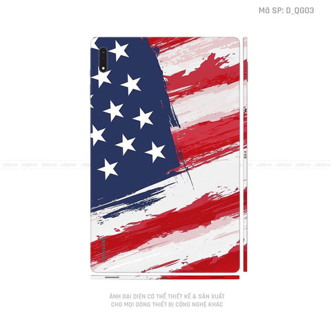 Dán Skin Galaxy Tab S9 Series Hình Quốc Gia | D_QG03