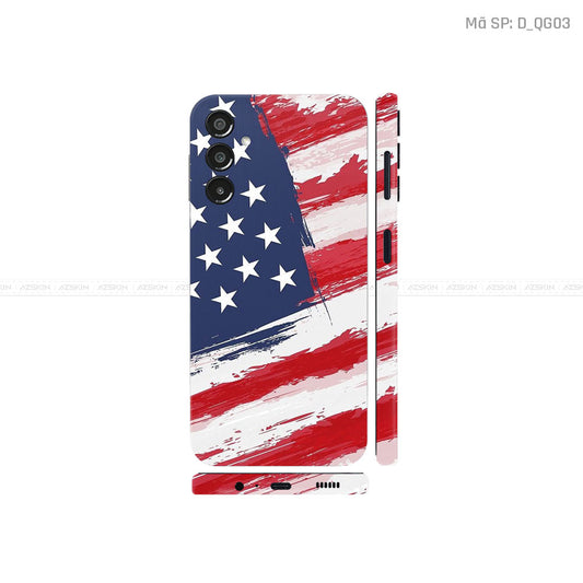Dán Skin Samsung A Series Hình Quốc Gia | D_QG03