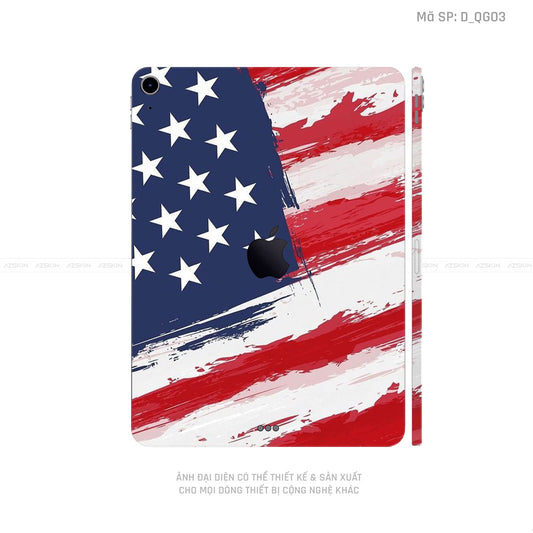 Dán Skin IPad Mini Series Hình Quốc Gia | D_QG03