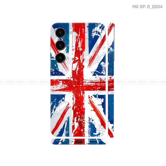 Dán Skin Galaxy S23 Series Hình Cờ Anh | D_QG04