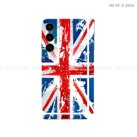 Dán Skin Galaxy S23 Series Hình Cờ Anh | D_QG04