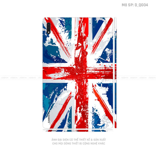 Dán Skin Galaxy Tab S9 Series Hình Quốc Gia | D_QG04