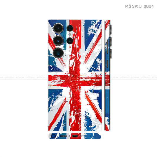 Dán Skin Galaxy S23 Series Hình Cờ Anh | D_QG04
