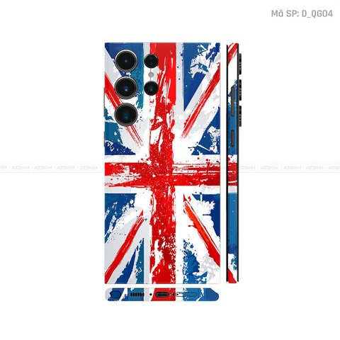 Dán Skin Galaxy S23 Series Hình Cờ Anh | D_QG04