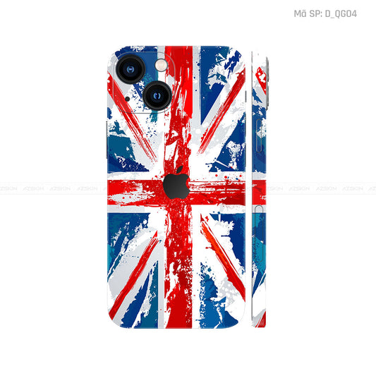 Dán Skin IPhone 14 Series Hình Quốc Gia Anh | D_QG04
