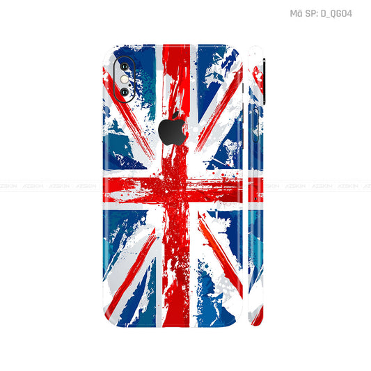Dán Skin IPhone X Series Hình Quốc Gia | D_QG04