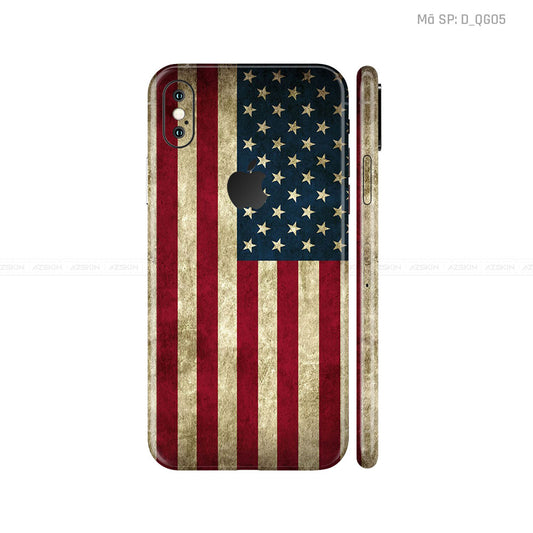 Dán Skin IPhone X Series Hình Quốc Gia | D_QG05