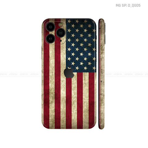Dán Skin IPhone 11 Series Hình Quốc Gia | D_QG05