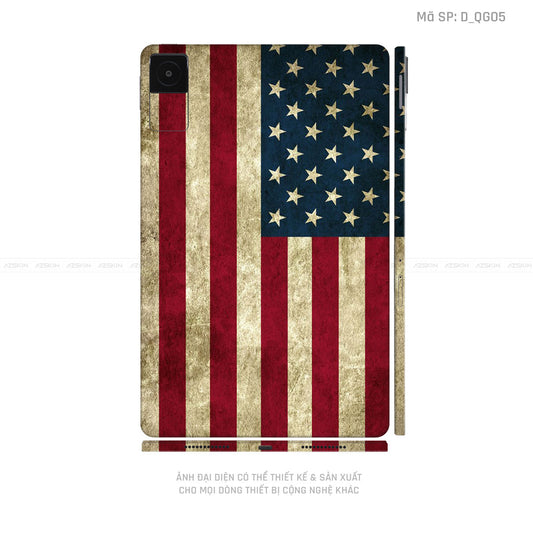 Dán Skin Máy Tính Bảng Xiaomi Mipad Hình Cở Mỹ | D_QG04