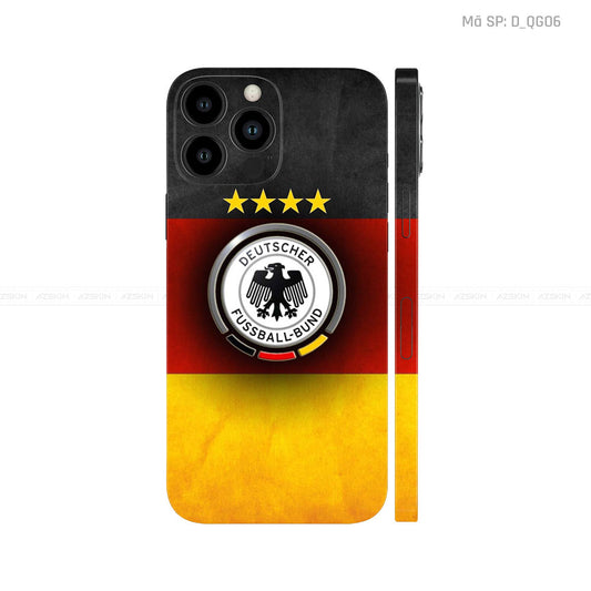 Dán Skin IPhone 14 Series Hình Quốc Gia Đức | D_QG06