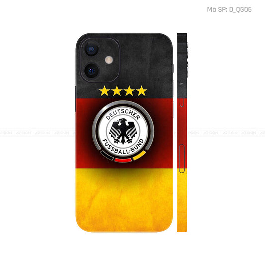 Dán Skin IPhone 12 Series Hình Cờ Đức | D_QG06