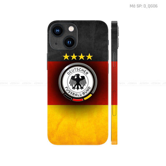 Dán Skin IPhone 14 Series Hình Quốc Gia Đức | D_QG06