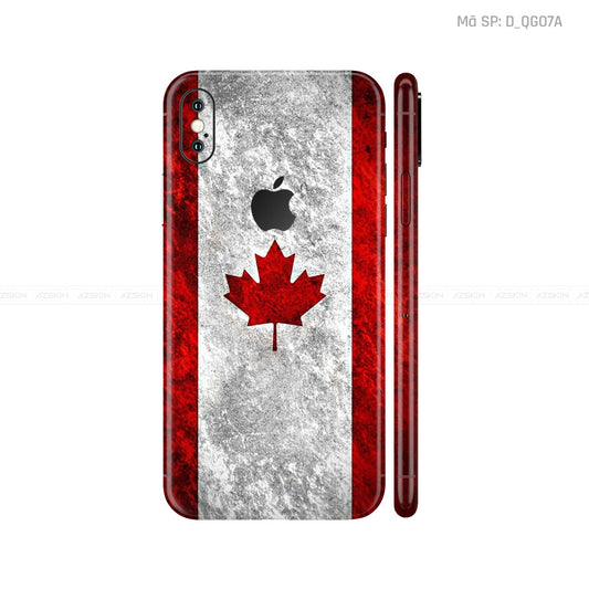 Dán Skin IPhone X Series Hình Quốc Gia | D_QG07A