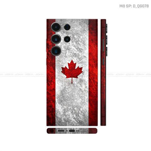 Dán Skin Galaxy S23 Series Hình Cờ Canada | D_QG07B