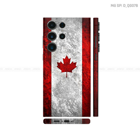 Dán Skin Galaxy S23 Series Hình Cờ Canada | D_QG07B