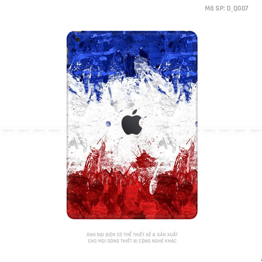 Dán Skin IPad Gen Hình Cờ Pháp | D_QG07