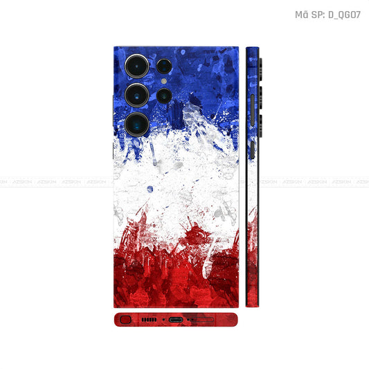 Dán Skin Galaxy S23 Series Hình Cờ Pháp | D_QG07