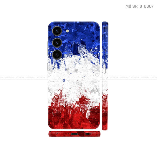 Dán Skin Galaxy S23 Series Hình Cờ Pháp | D_QG07