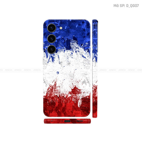 Dán Skin Galaxy S23 Series Hình Cờ Pháp | D_QG07