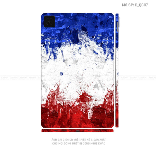 Dán Skin Máy Tính Bảng Xiaomi Mipad Hình Cở Pháp | D_QG07