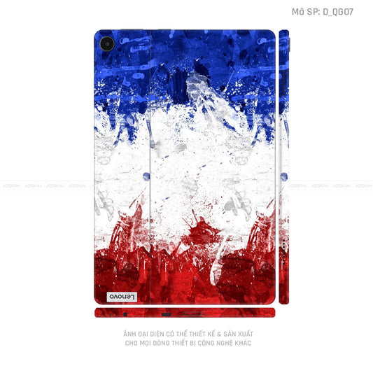 Dán Skin Máy Tính Bảng Lenovo Pad Series Hình Quốc Gia | D_QG07