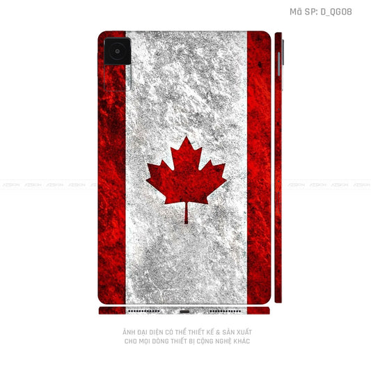 Dán Skin Máy Tính Bảng Xiaomi Mipad Hình Cở Canada | D_QG08