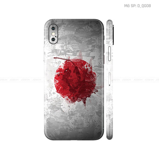 Dán Skin IPhone X Series Hình Quốc Gia | D_QG08