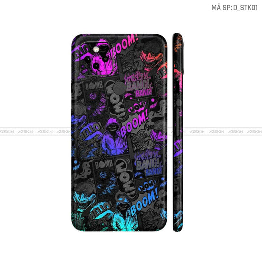 Dán Skin Google Pixel 5 Hình Sticker | D_STK01