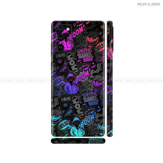 Dán Skin Galaxy Note 20 Series Hình Sticker | D_STK01