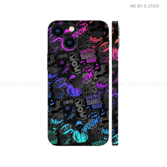 Dán Skin IPhone 15 Series Hình Sticker | STK01