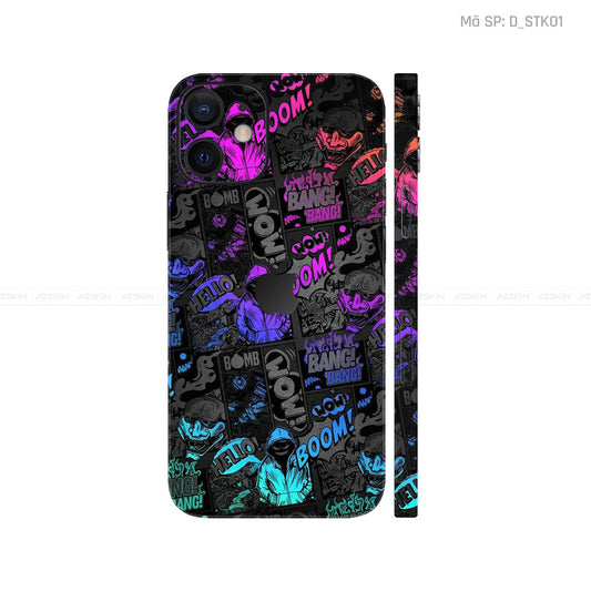 Dán Skin IPhone 12 Series Hình Sticker | D_STK01