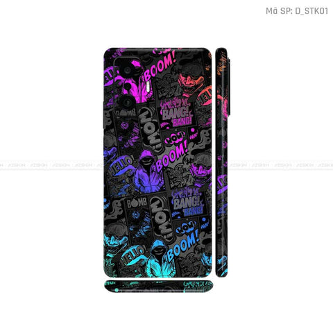 Dán Skin Xiaomi 11 Series Hình Sticker | D_STK01