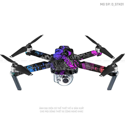Dán Skin Flycam Hình Sticker | D_STK01