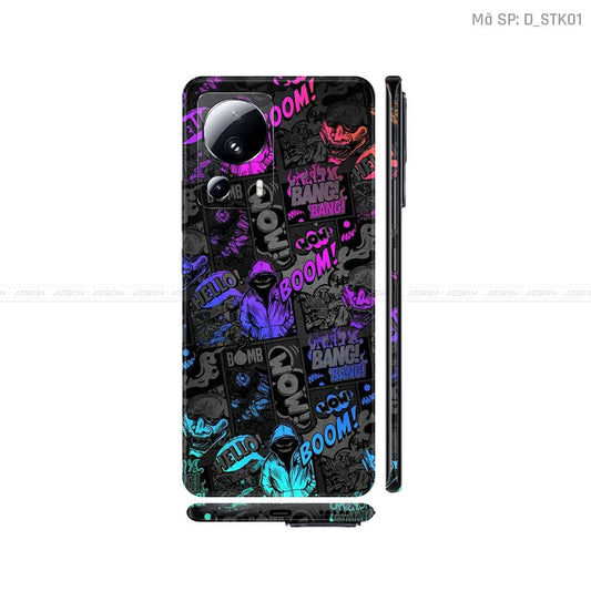 Dán Skin Xiaomi 13 Series Hình Sticker | D_STK01