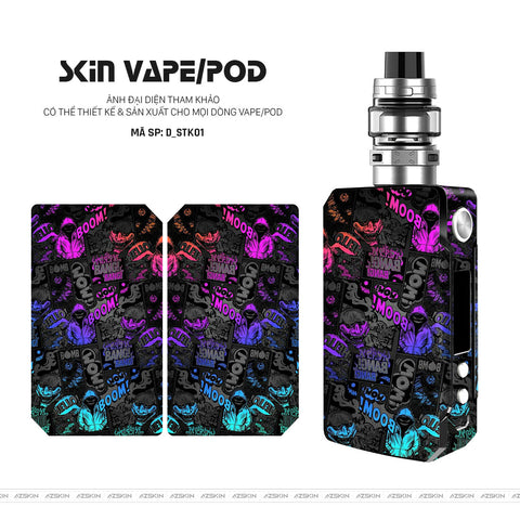 Dán Skin Vape Hình Sticker | D_STK01