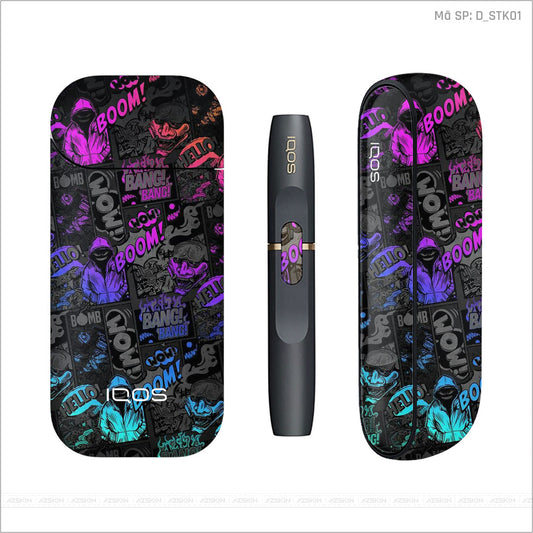 Dán Skin IQOS Hình Sticker | D_STK01