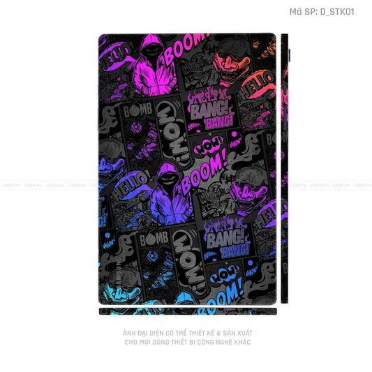 Dán Skin Galaxy Tab A Series Hình Sticker | D_STK01