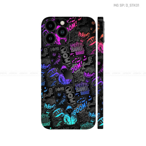 Dán Skin IPhone 13 Series Hình Sticker | D_STK01