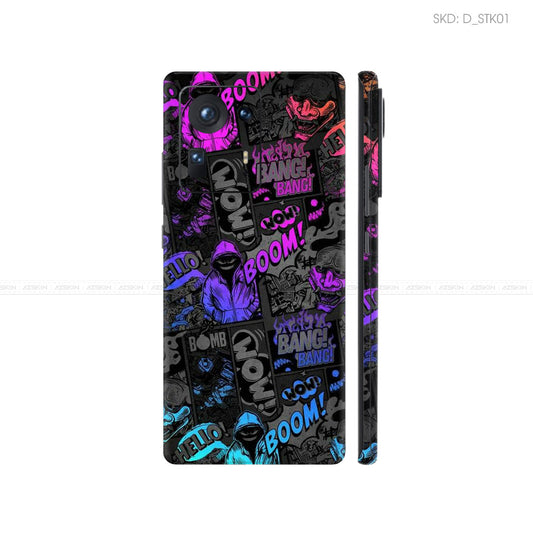 Dán Skin Điện Thoại Xiaomi Mi Mix Series Hình Sticker | D_STK01