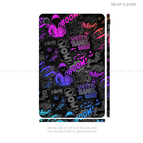 Dán Skin Máy Tính Bảng Oppo Pad Series Hình Sticker | D_STK01