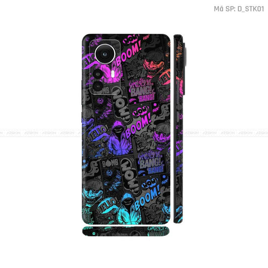 Dán Skin Xiaomi 12 Series Hình Sticker | D_STK01