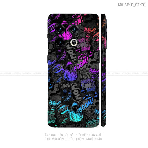 Dán Skin Oneplus 10 Series Hình Sticker | D_STK01