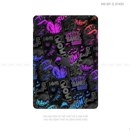 Dán Skin IPad Gen Series Hình Sticker | D_STK01